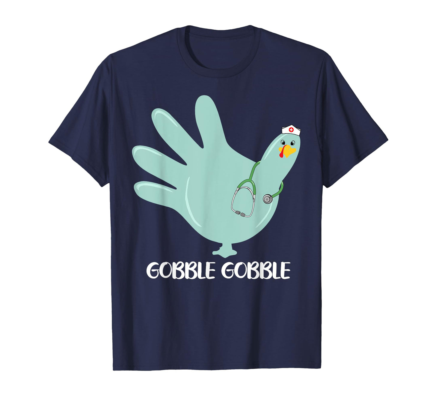 Turkey Gloves Gobble Thankful Nurse Thanksgiving 5 T-Shirt