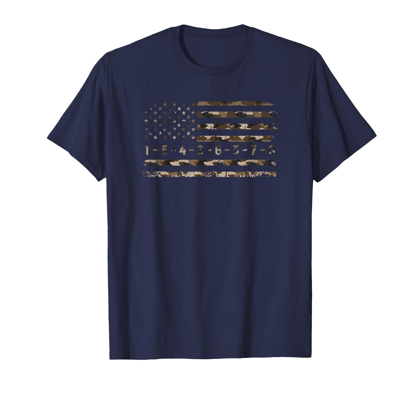 V8 Engine Firing Order 1-5-4-2-6-3-7-8 Gearhead T-Shirt