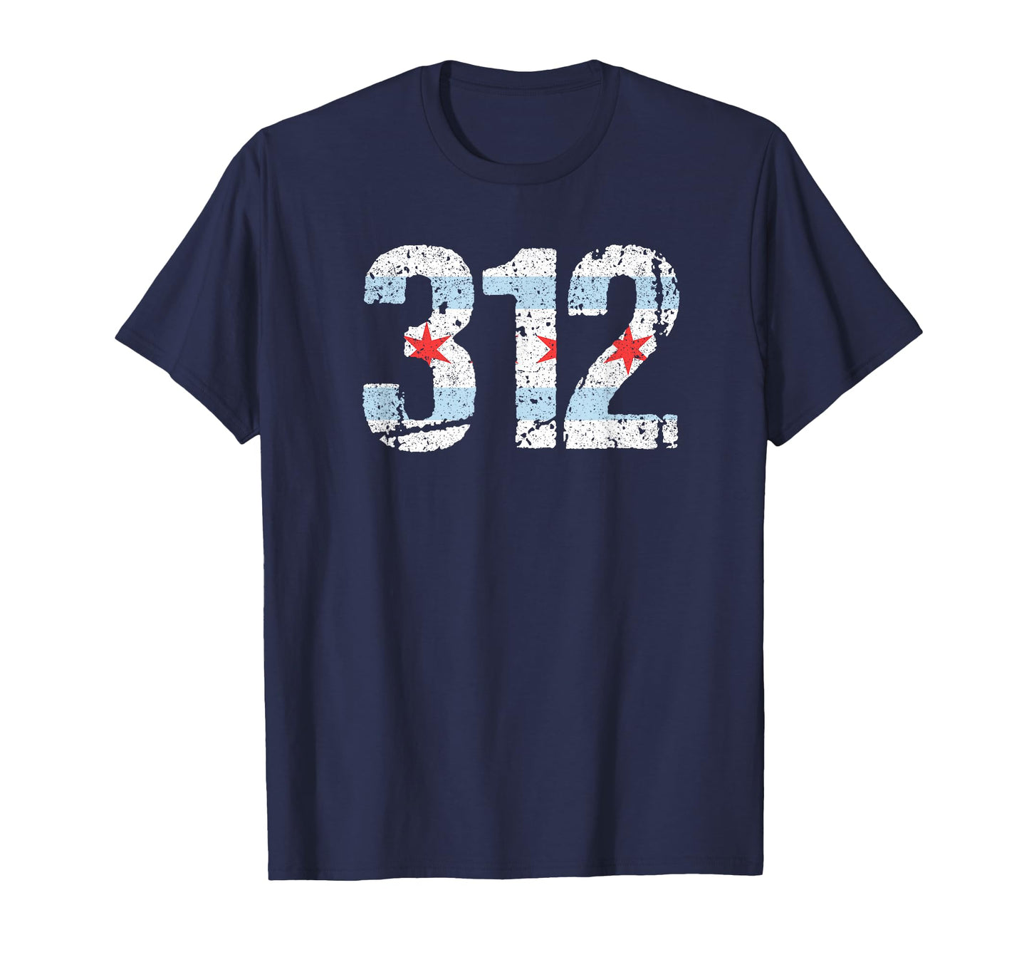 Chicago Shirt Chicago 312 Flag Area Code T Shirt City Pride T-Shirt