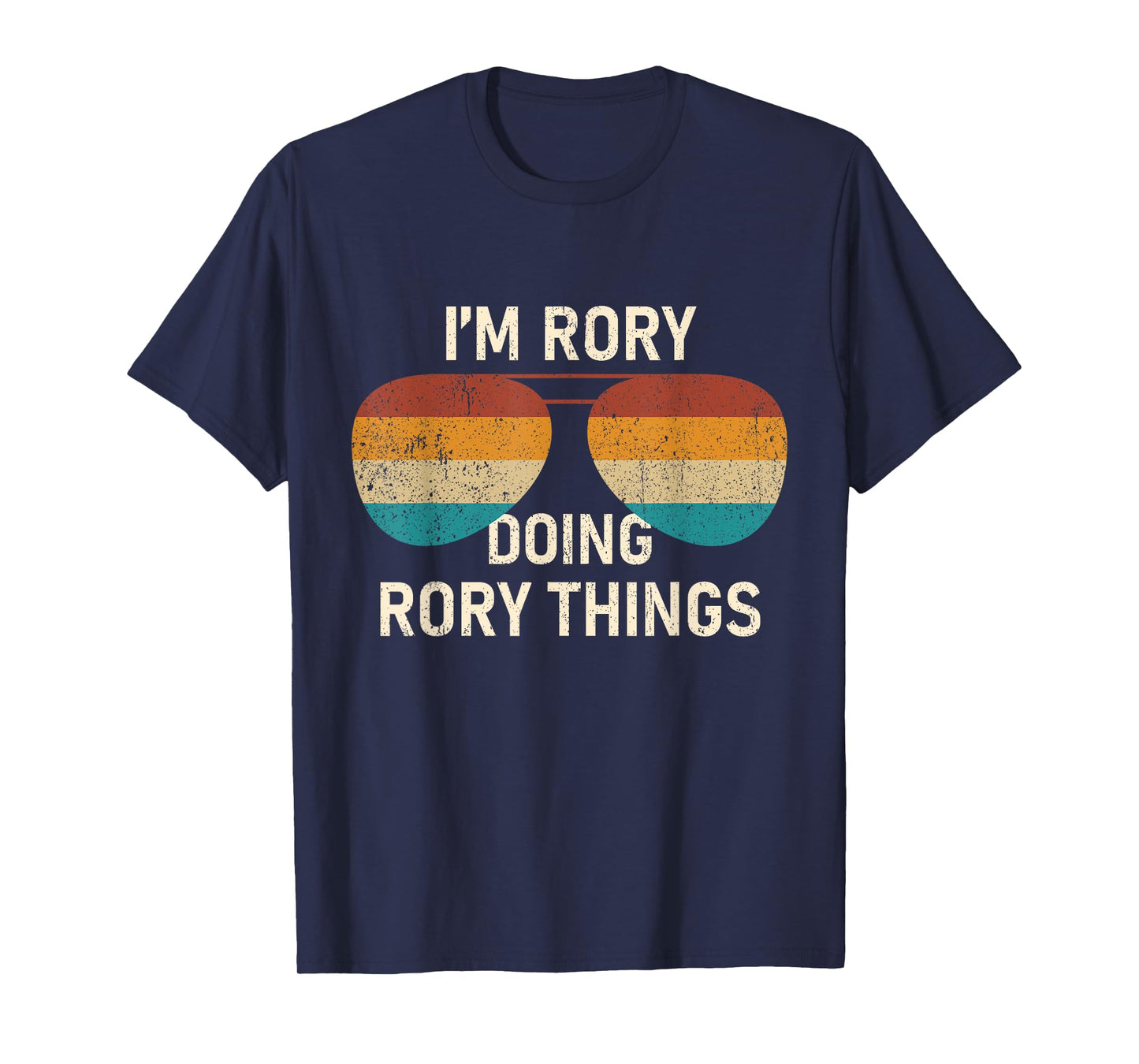 I'm Rory Doing Rory Things Retro Sunglass Personalized T-Shirt