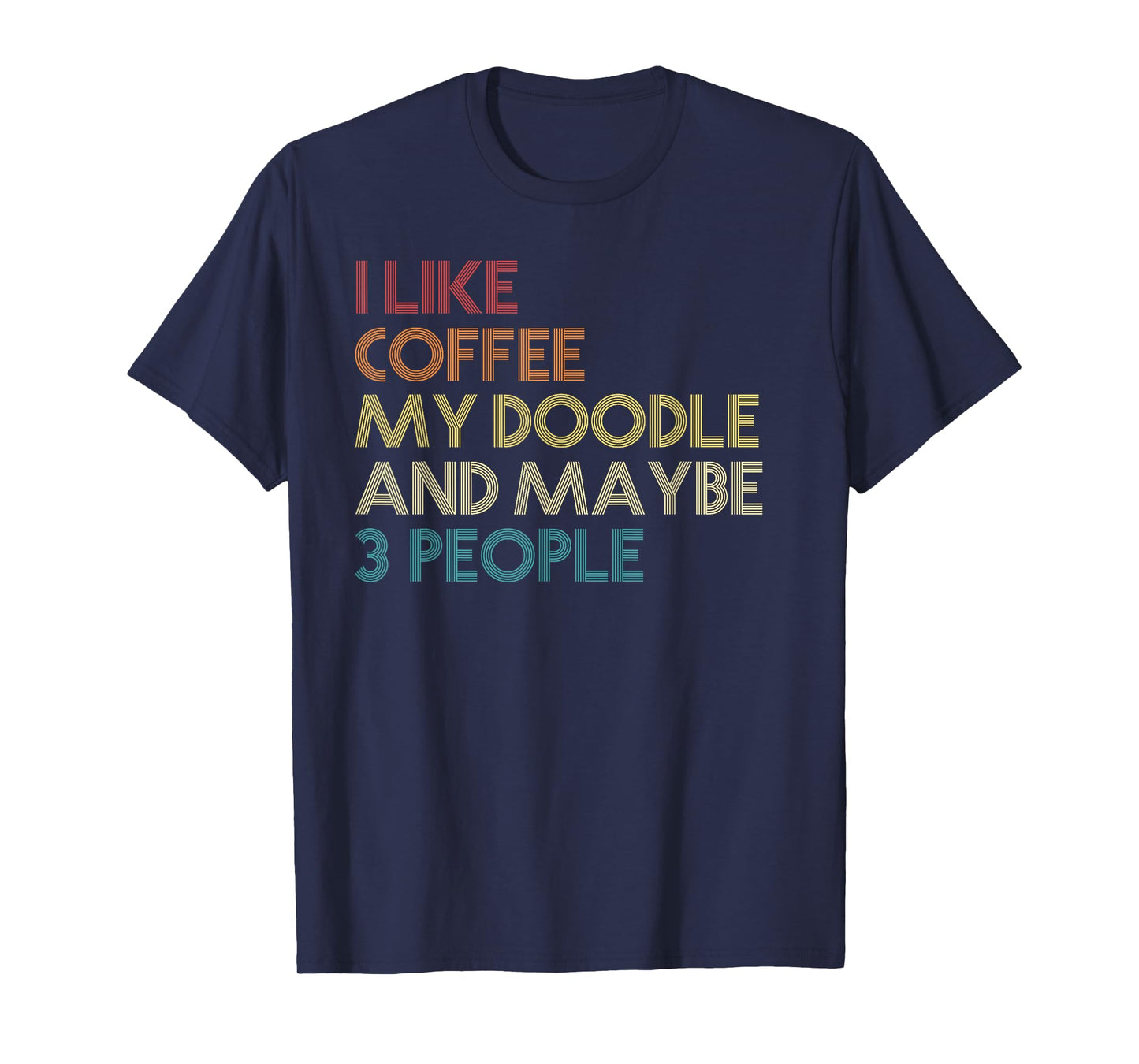 Goldendoodle Dog Owner Coffee Lovers Vintage Retro T-Shirt