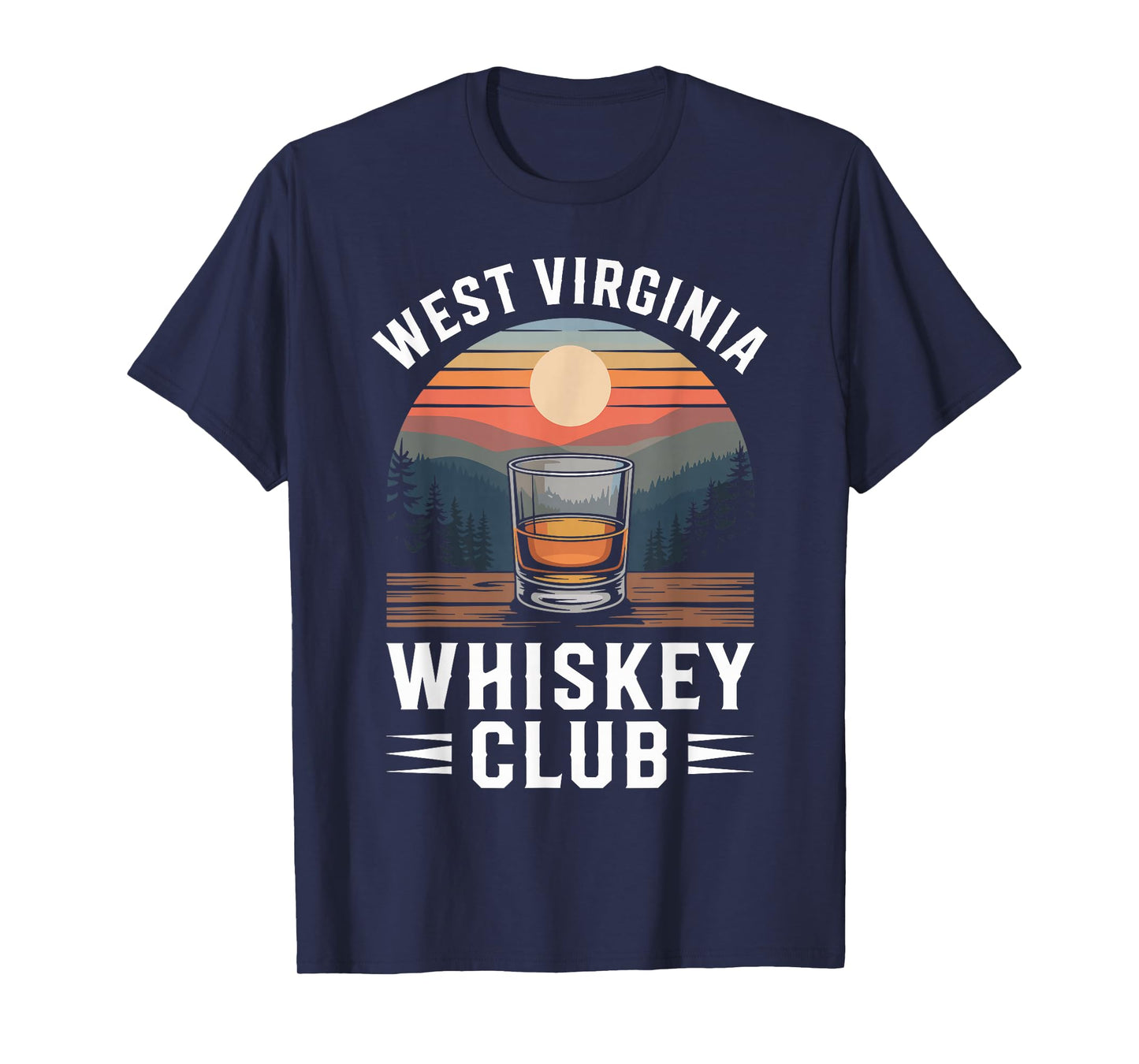 Virginia Whiskey Club Sunset Bourbon T-Shirt