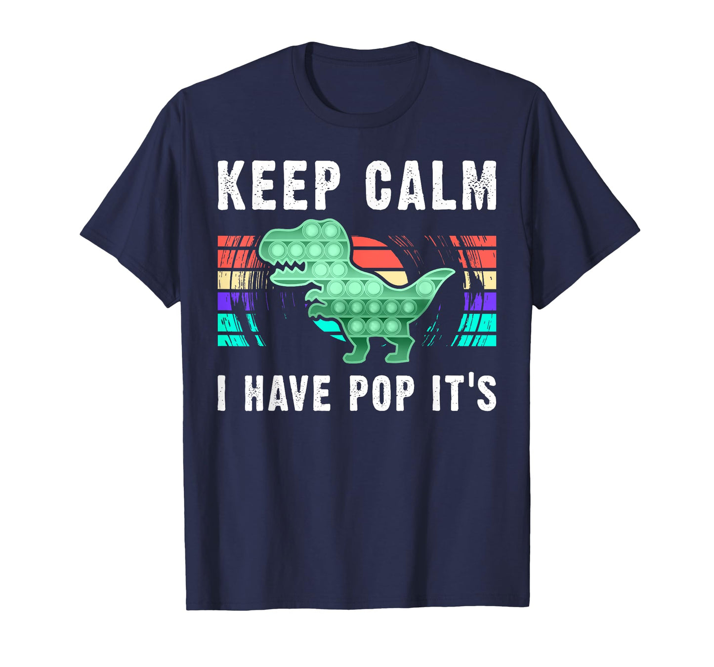 Fidget Toy Pop It Dinosaur for Boys T-Shirt