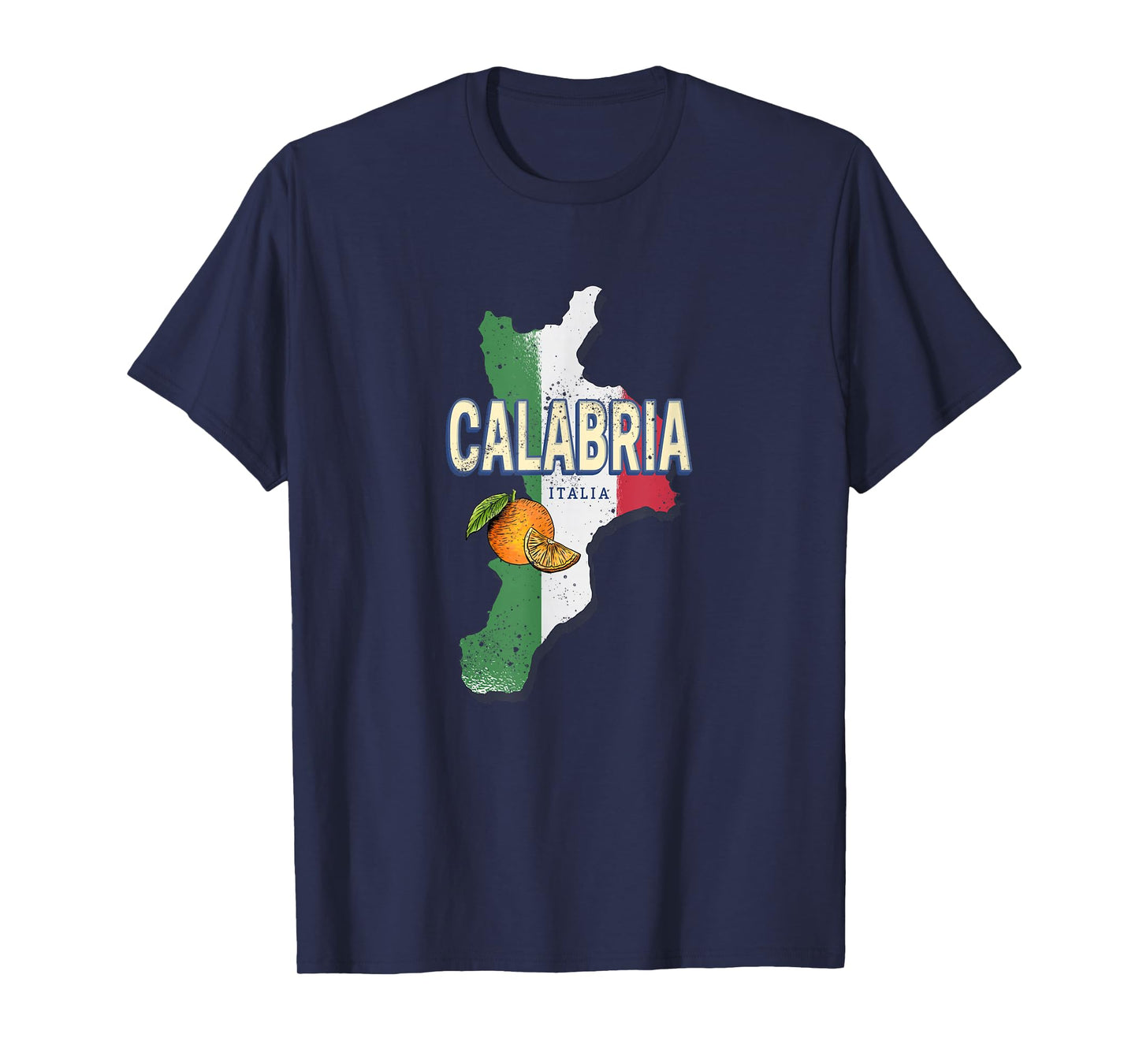 Calabria Italy Retro Region Map Vintage Souvenir T-Shirt