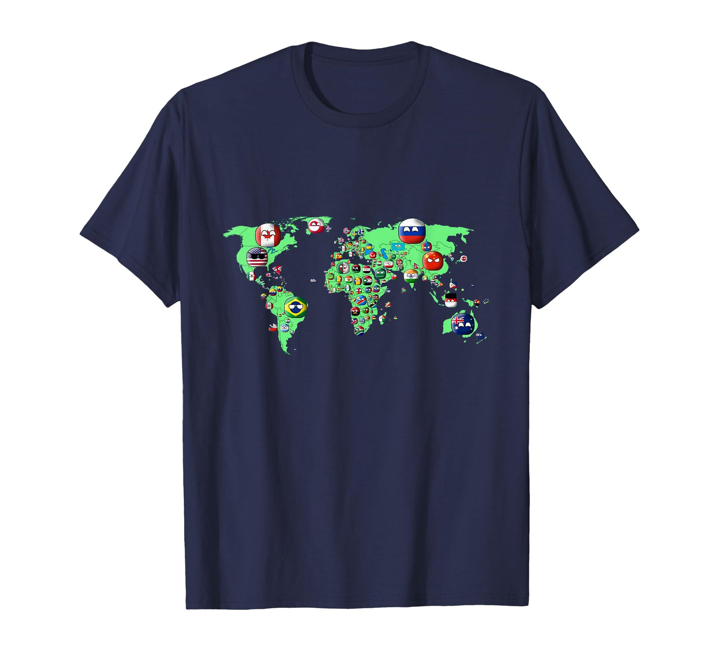 Countryballs world map T-Shirt
