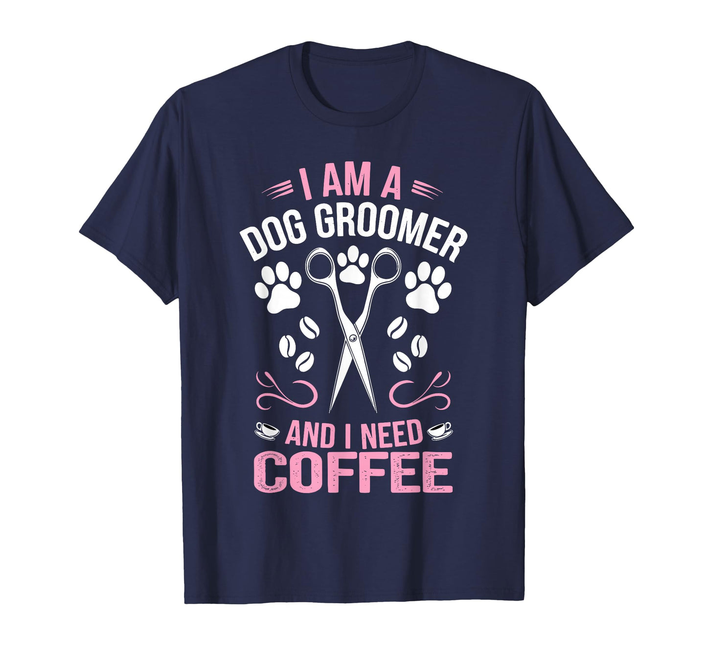 Cool Dog Groomer Art for Men Women Dog Grooming Pet Groomer T-Shirt