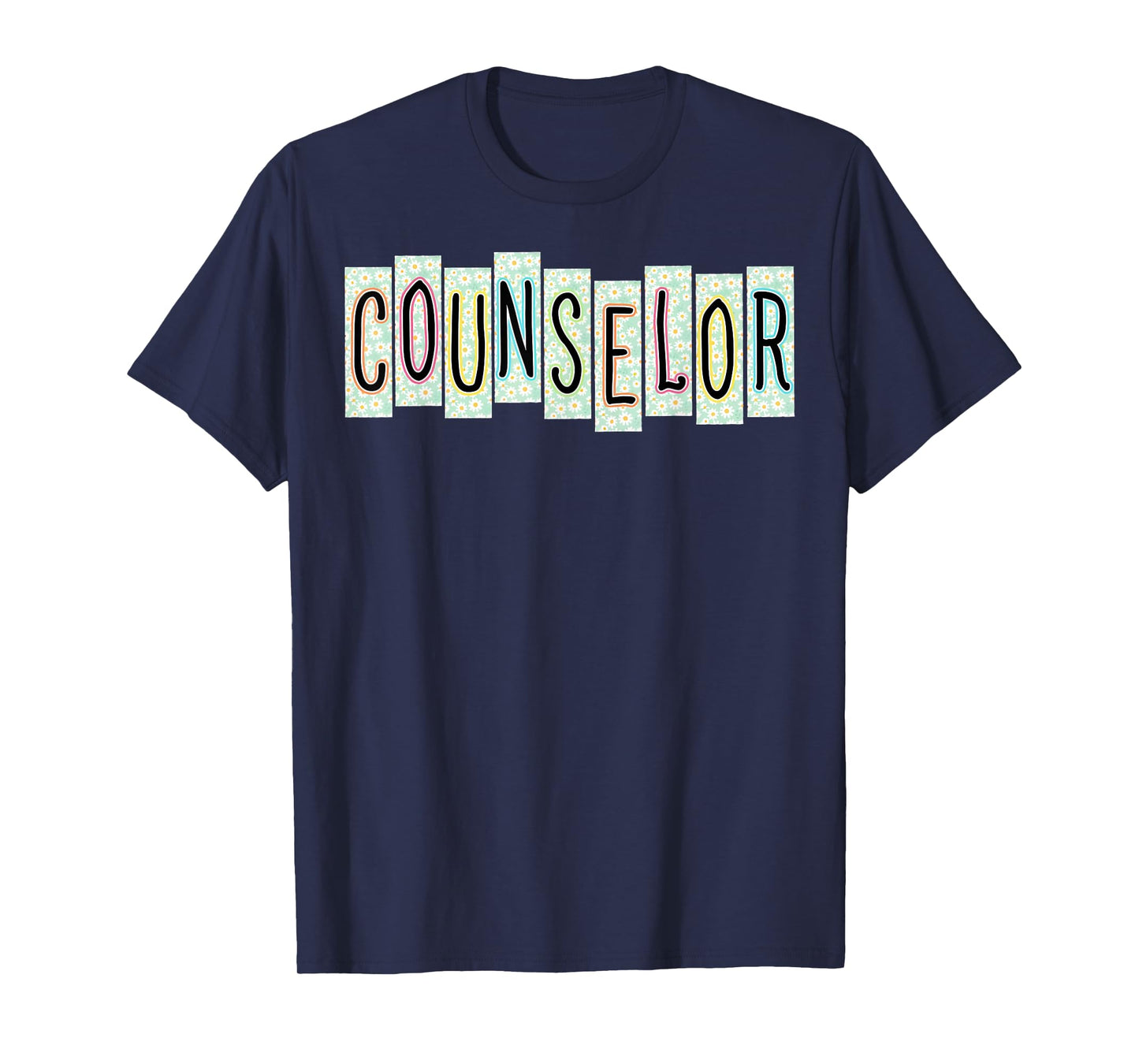 School Counselor Flower Counseling Teacher Appreciation T-Shirt