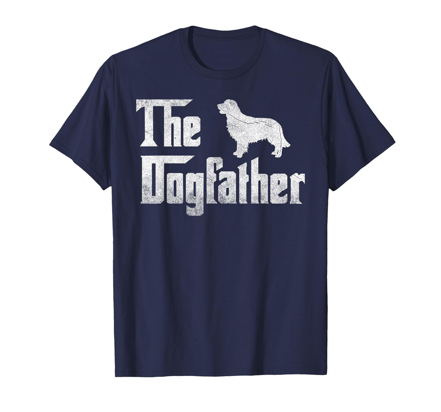 Golden Retriever The Dogfather T-Shirt Father Dog Lover Gift Men T-Shirt