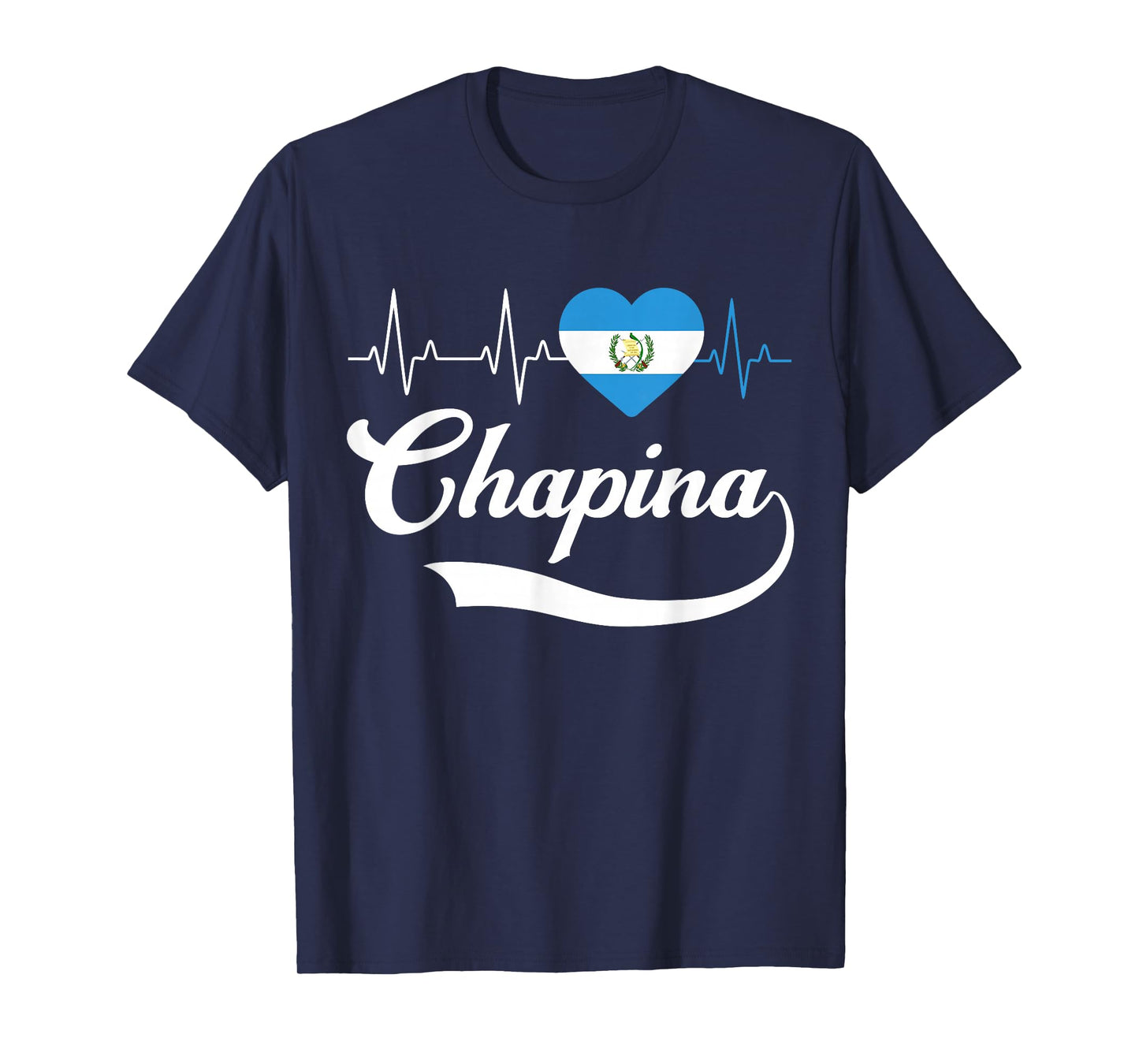 Guatemalan Flag Girl Women Guatemala Chapina Camiseta Slang T-Shirt