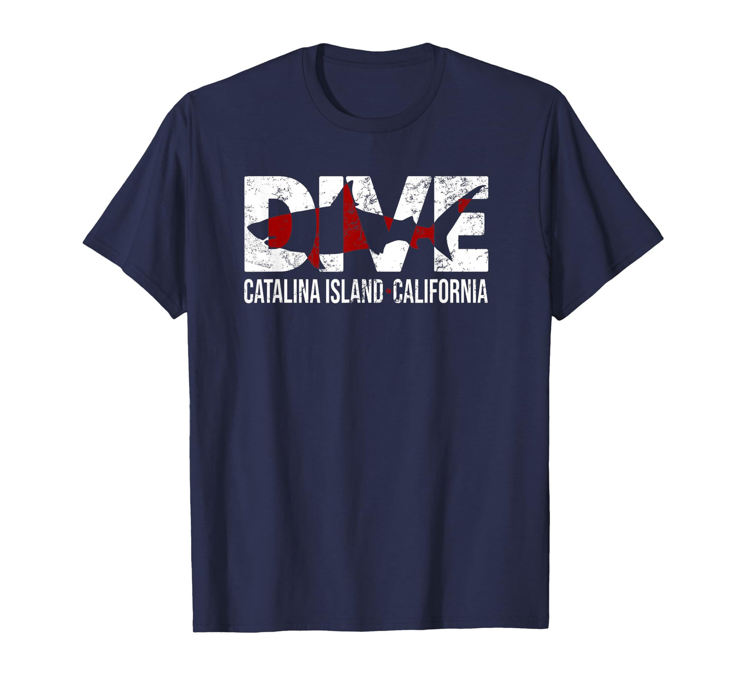 DIVE Catalina Island California SCUBA DIVING Diver T-Shirt