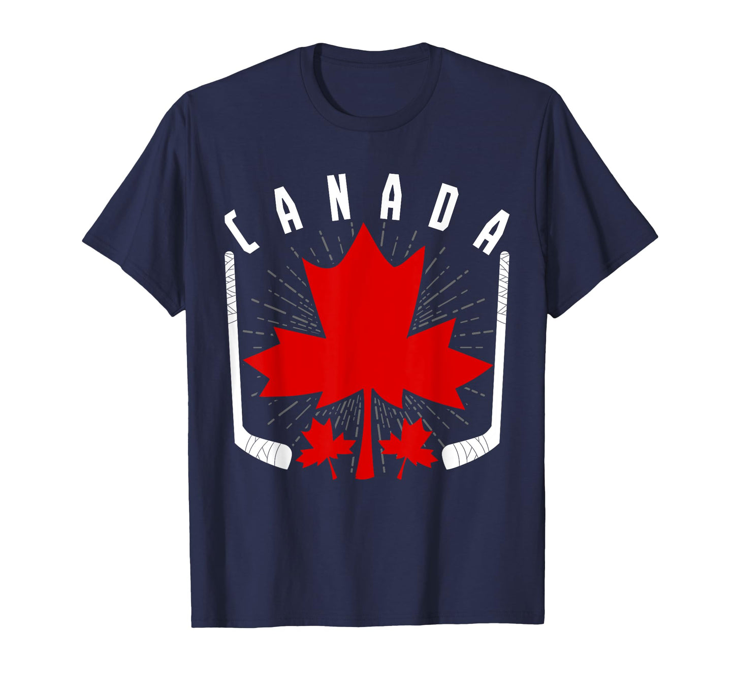 Ice Hockey Canadian Pride Maple Leaf Country Canada T-Shirt