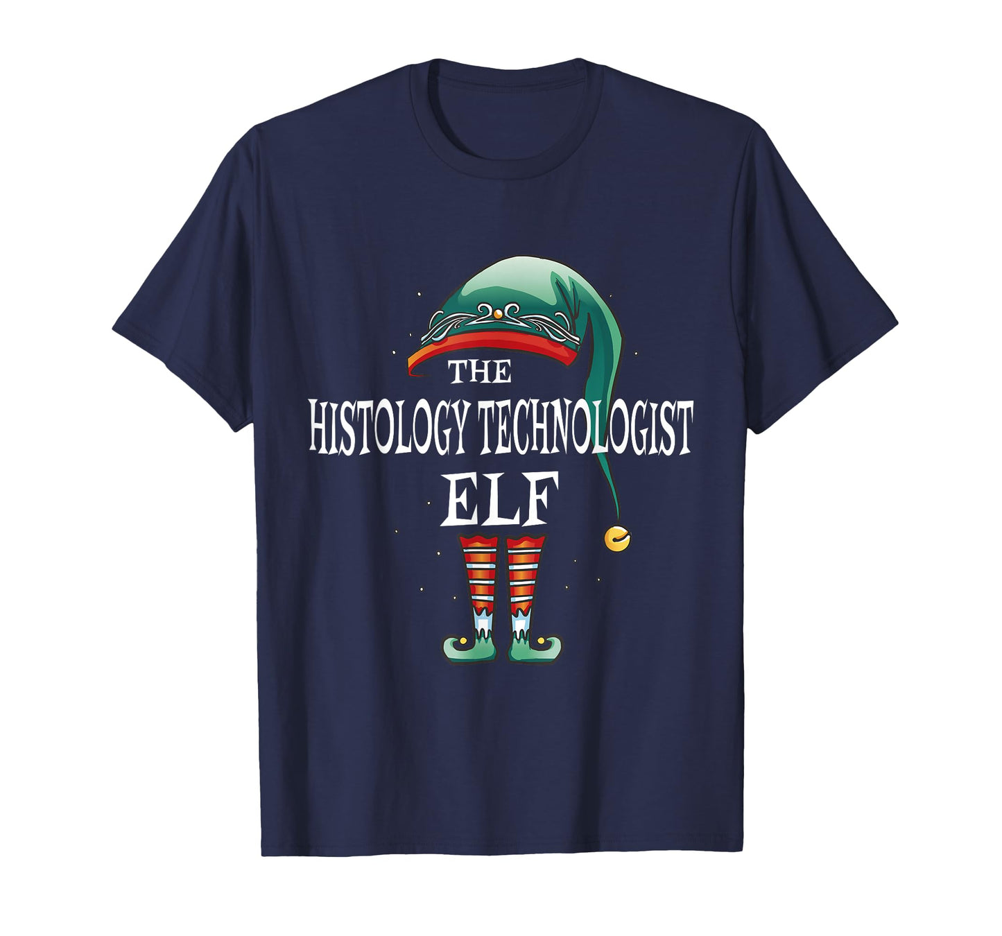 Histology Technologist Elf Job Christmas T-Shirt