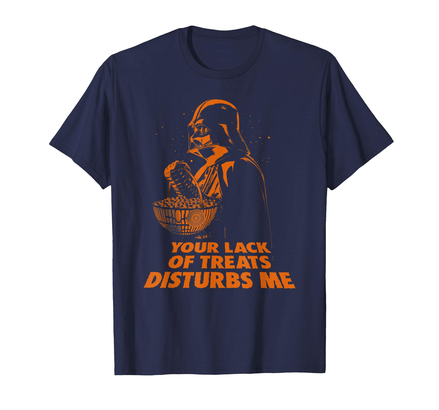 Star Wars Halloween Darth Vader Your Lack Of Treats Disturbs T-Shirt