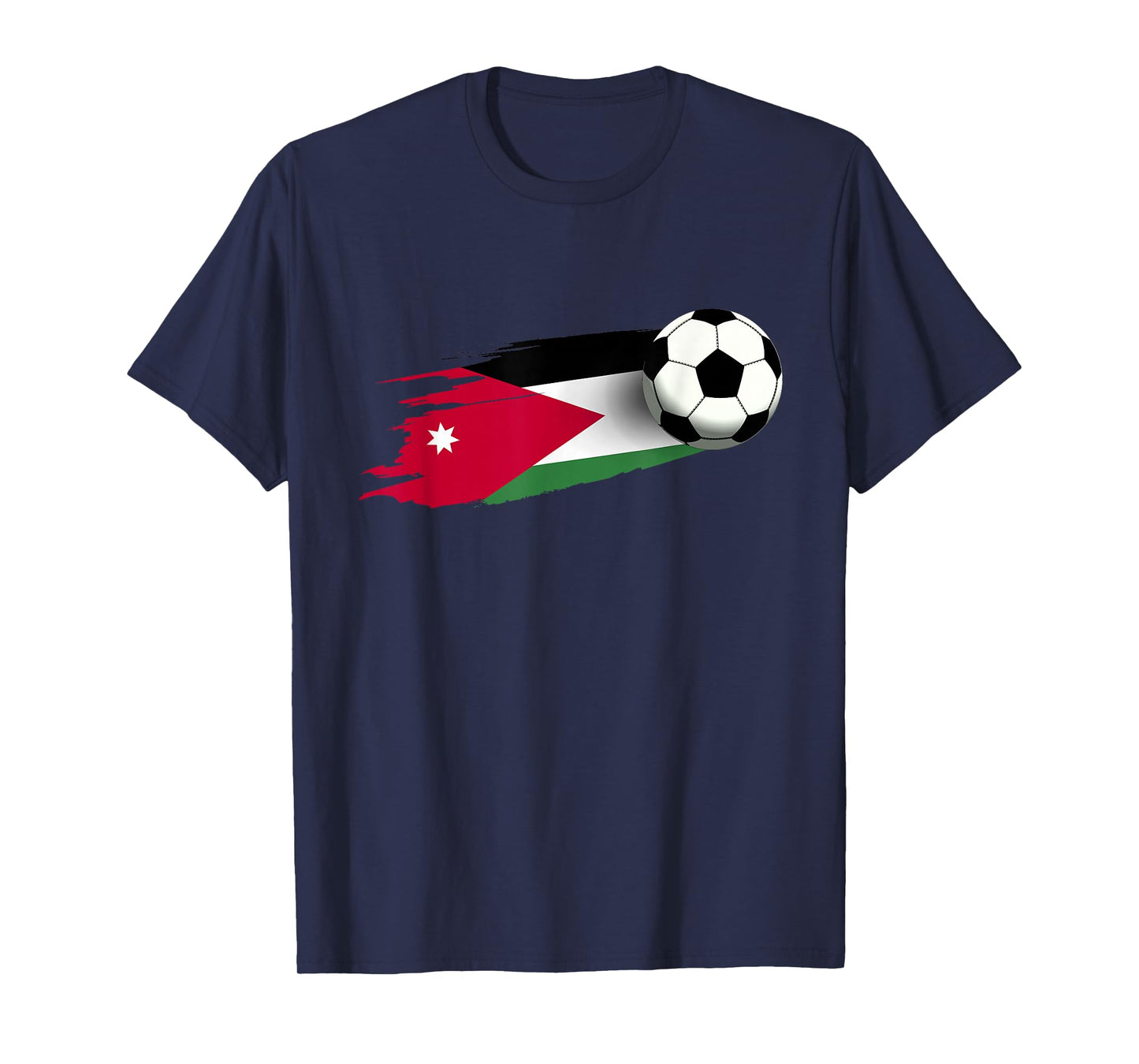 Jordan Flag Jersey Jordanian Soccer Team Jordanian T-Shirt