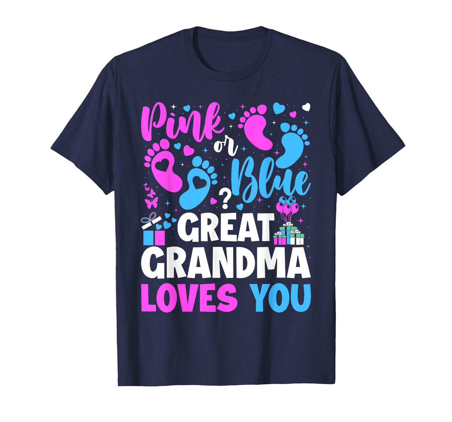 Gender Reveal Great Grandma T-Shirt