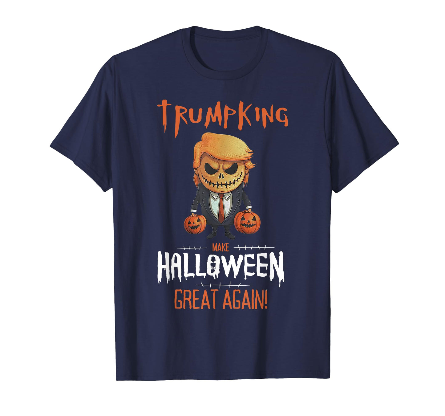 Trump Pumpkin Make Halloween Great Again T-Shirt