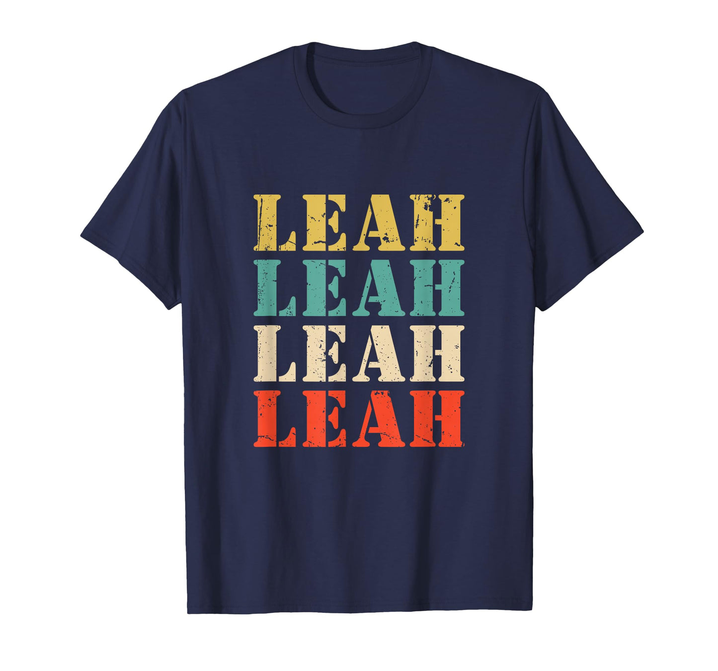 Leah Retro Names Vintage Style Personalized For Leah T-Shirt