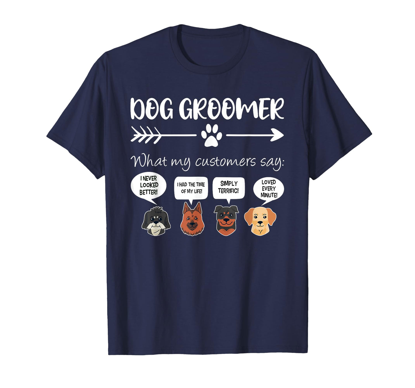 Dog Groomer Shirt Funny Dog Grooming Gift Dog Salon T-Shirt for Men Women Girls Kids