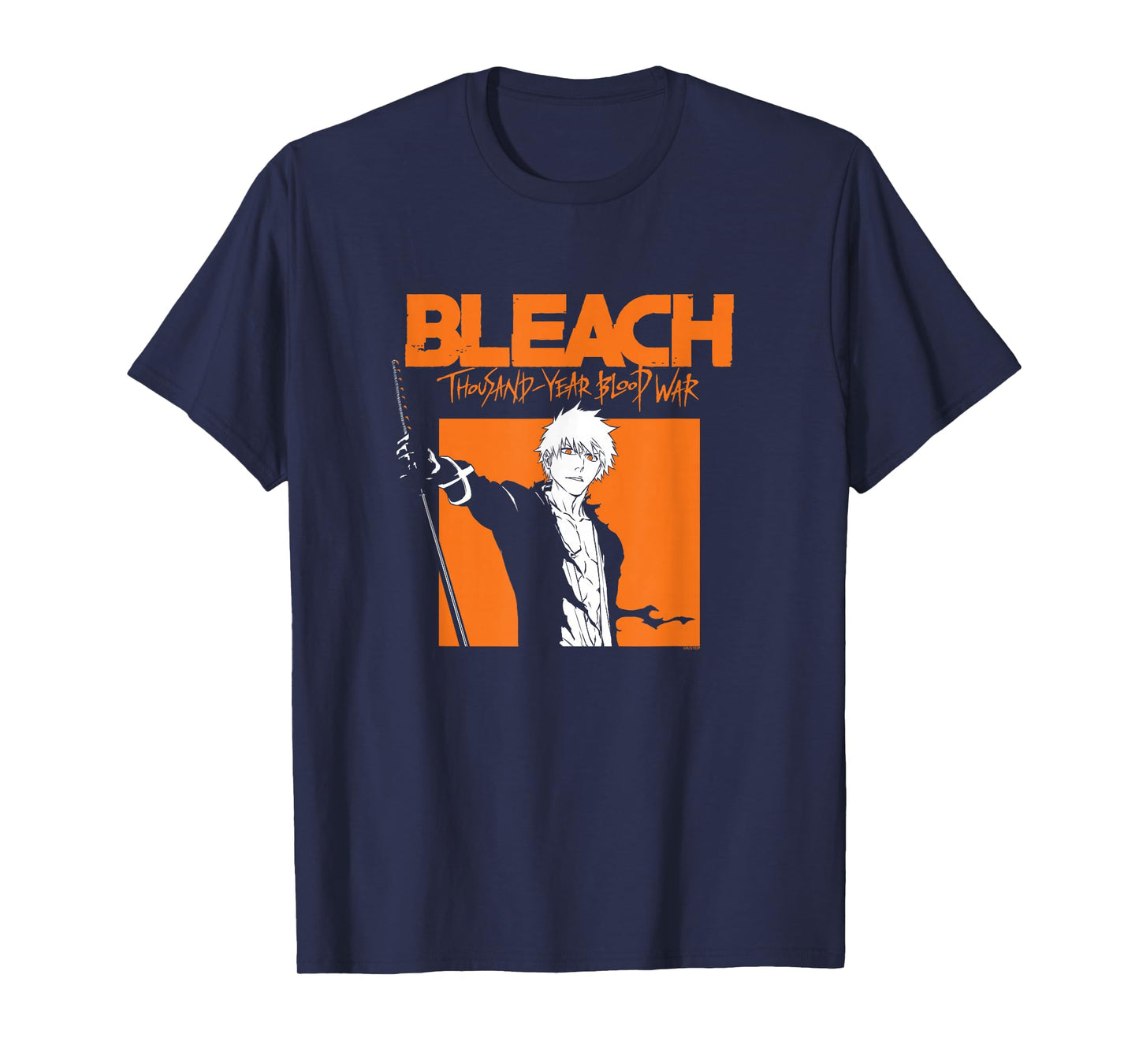 Bleach: Thousand Year Blood War Ichigo with Orange Logo T-Shirt
