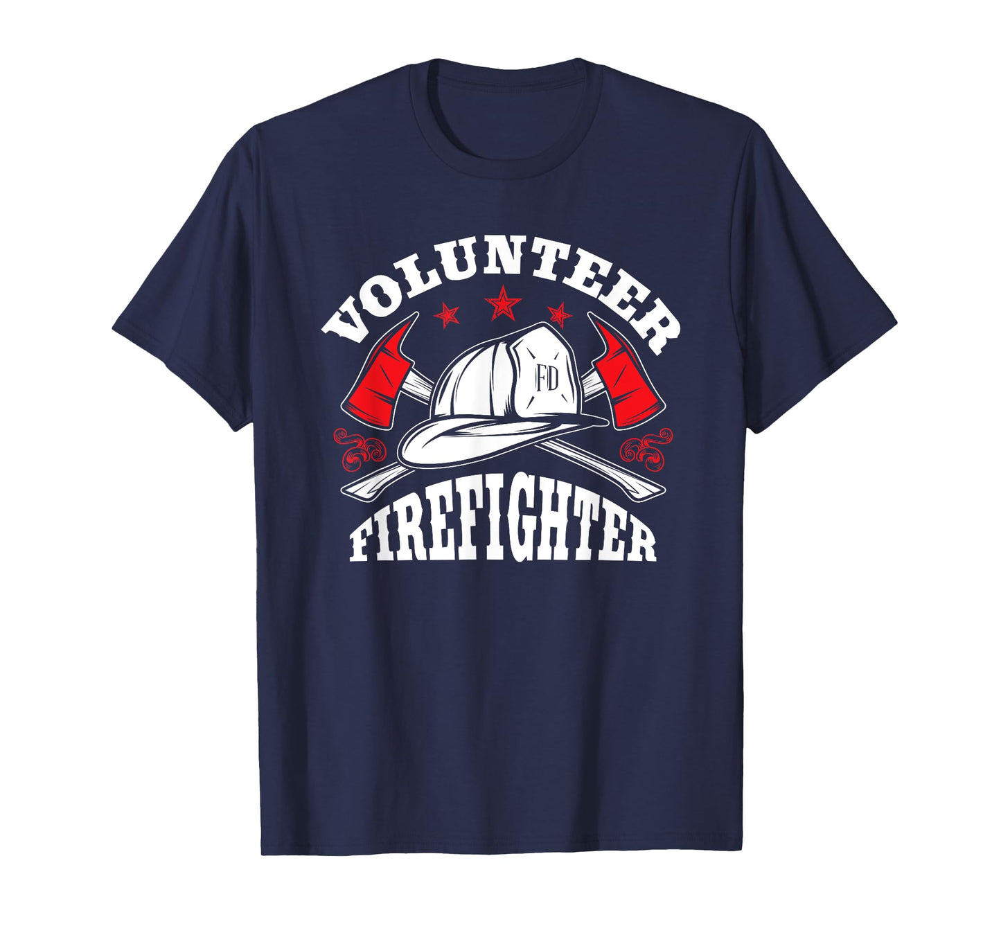 Firefighter Volunteer Vintage Fire Department Fireman Gifts T-Shirt