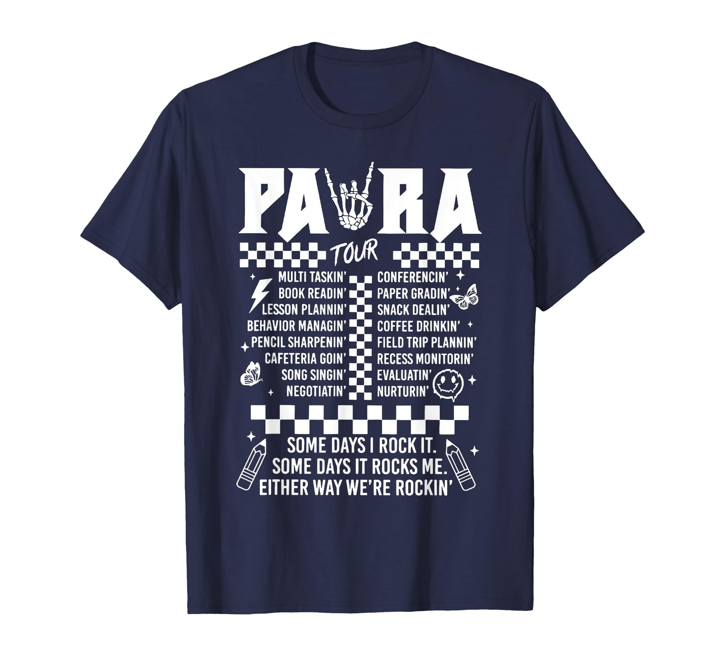 Para Tour Retro Groovy Gifts For Family T-Shirt
