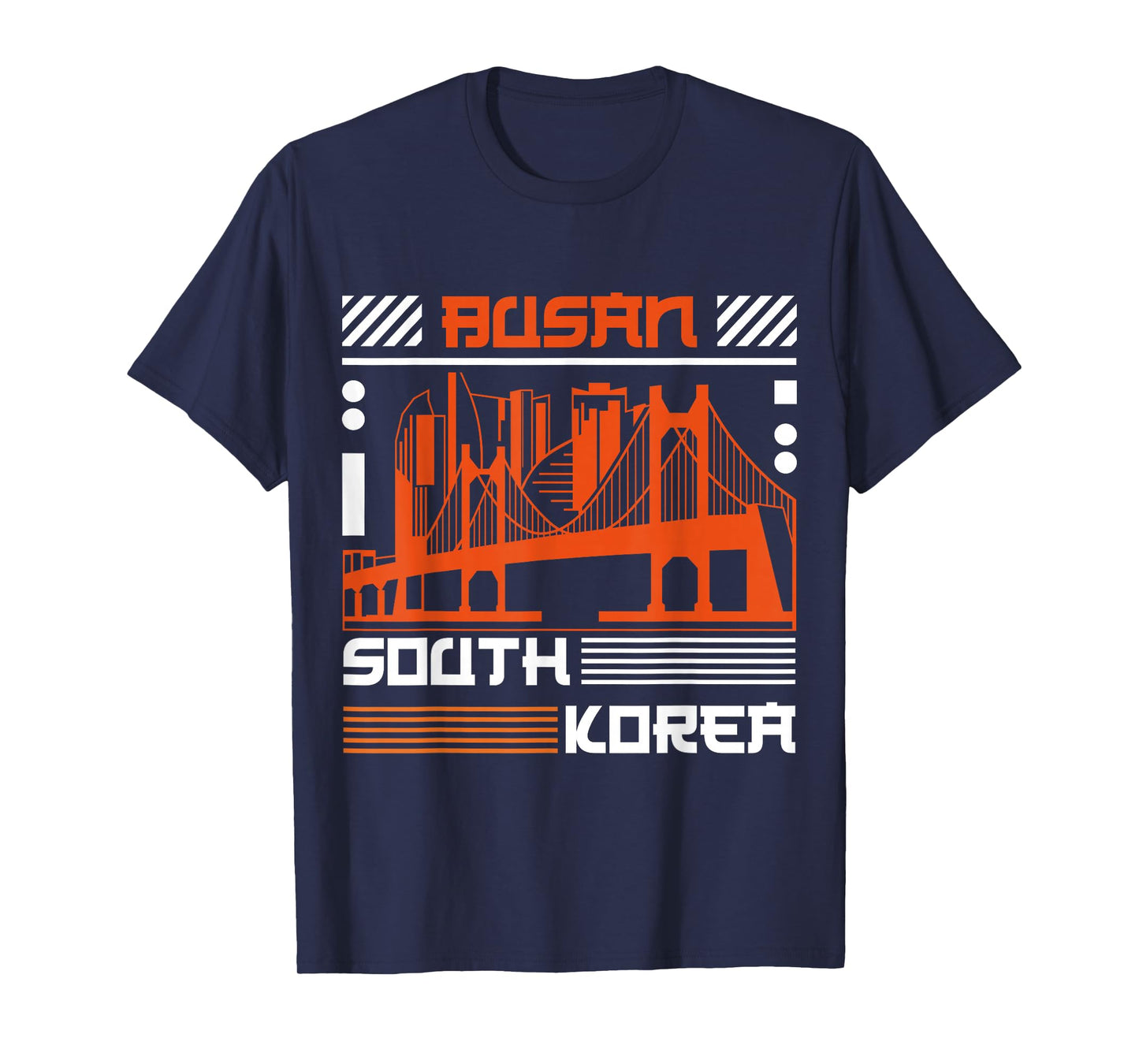 Busan Vacation Holiday South Korea Flag T-Shirt