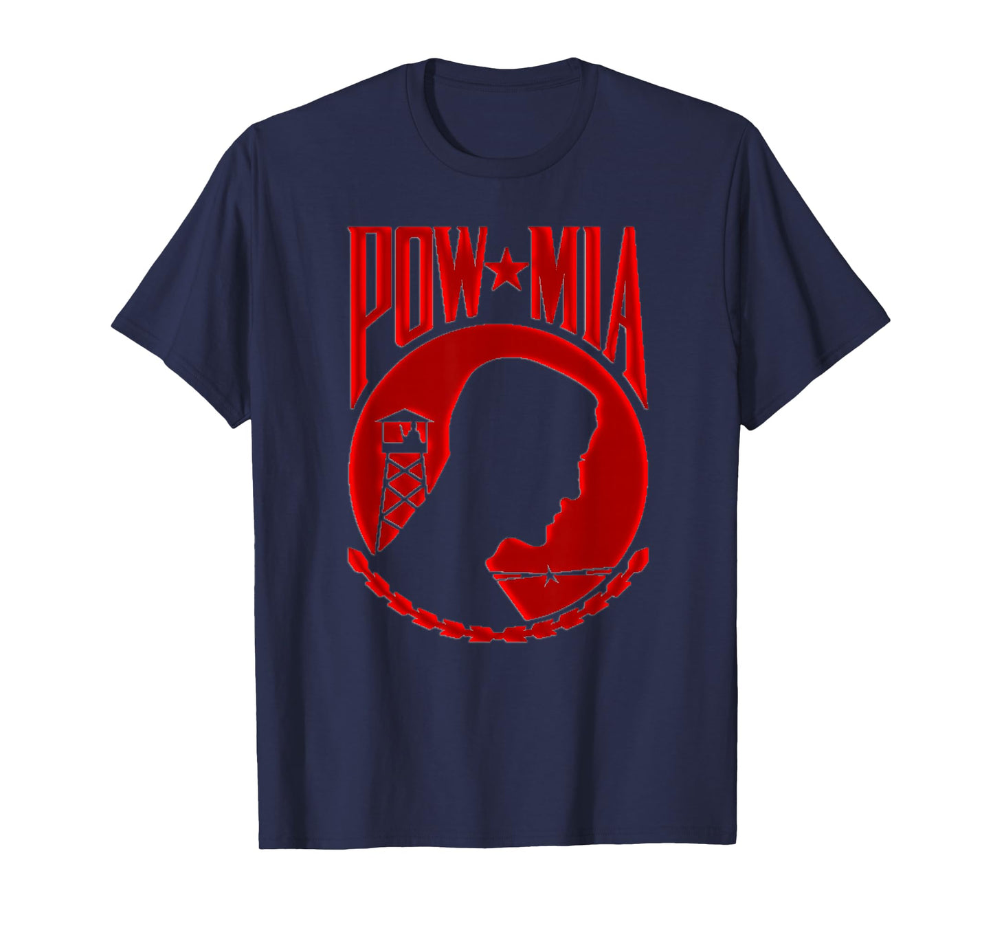 POW MIA Red Logo T-Shirt