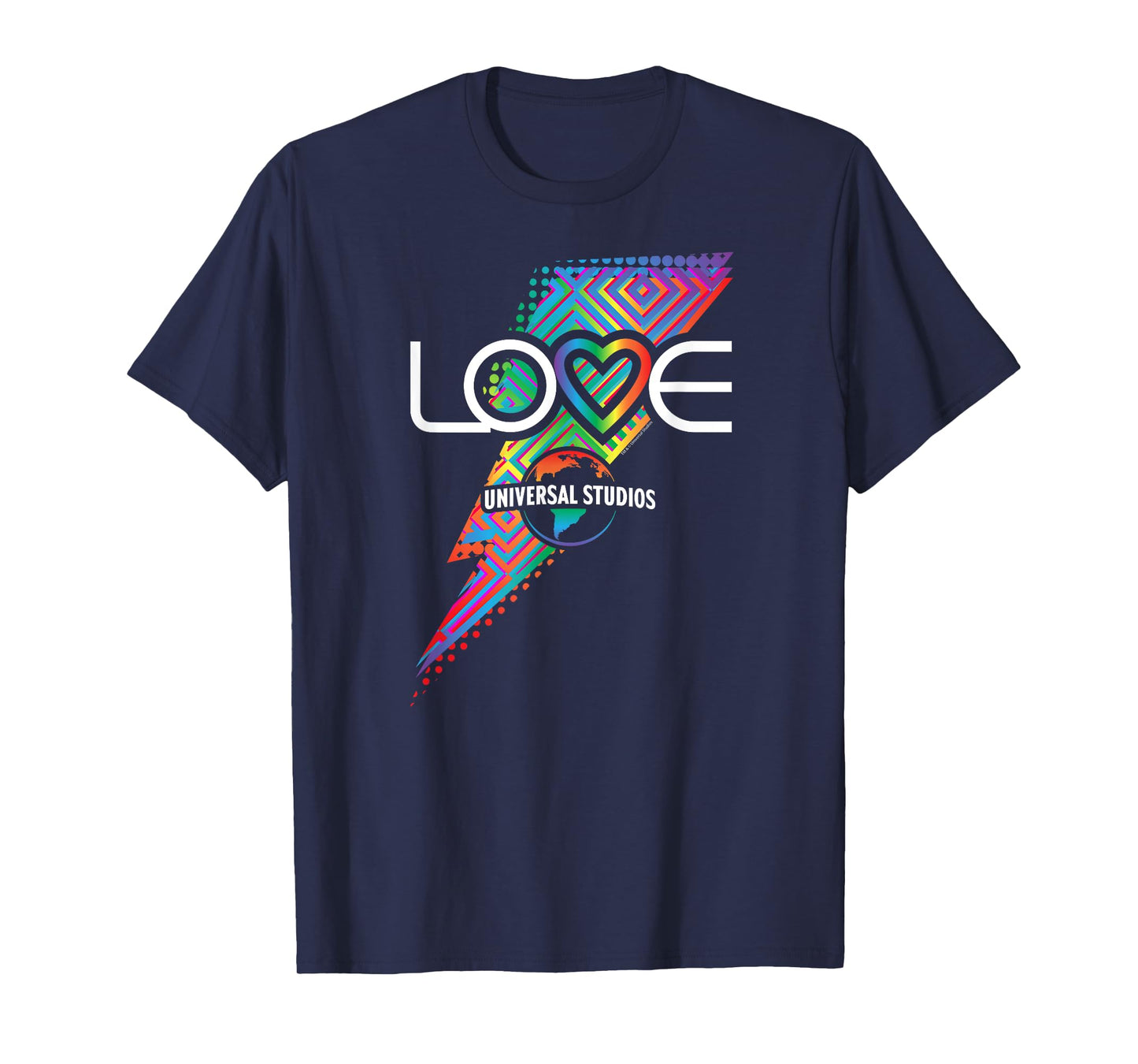 Universal Parks Love Universal Rainbow Bolt T-Shirt