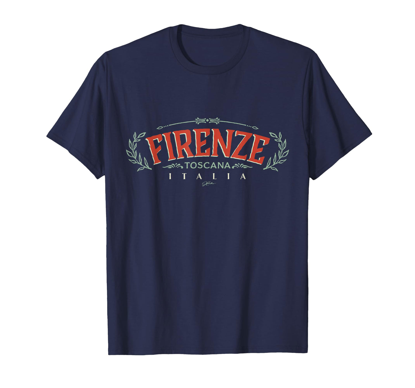 JCombs: Florence, Tuscany, Italy, Retro T-Shirt