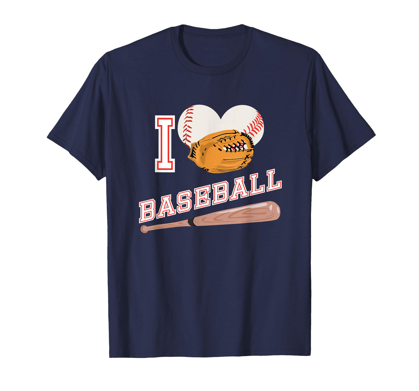 Baseball Sports Shirt I Love Baseball T-Shirt