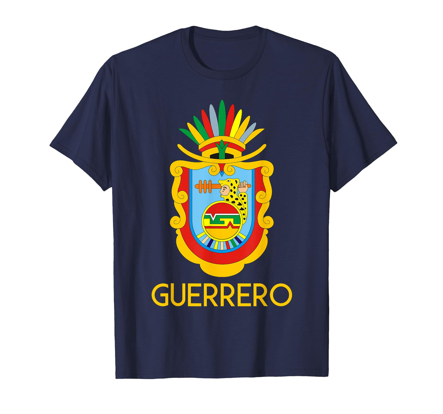 Guerrero Guerrero Estado De Mexico Escudo Eagle Aguila T-Shirt