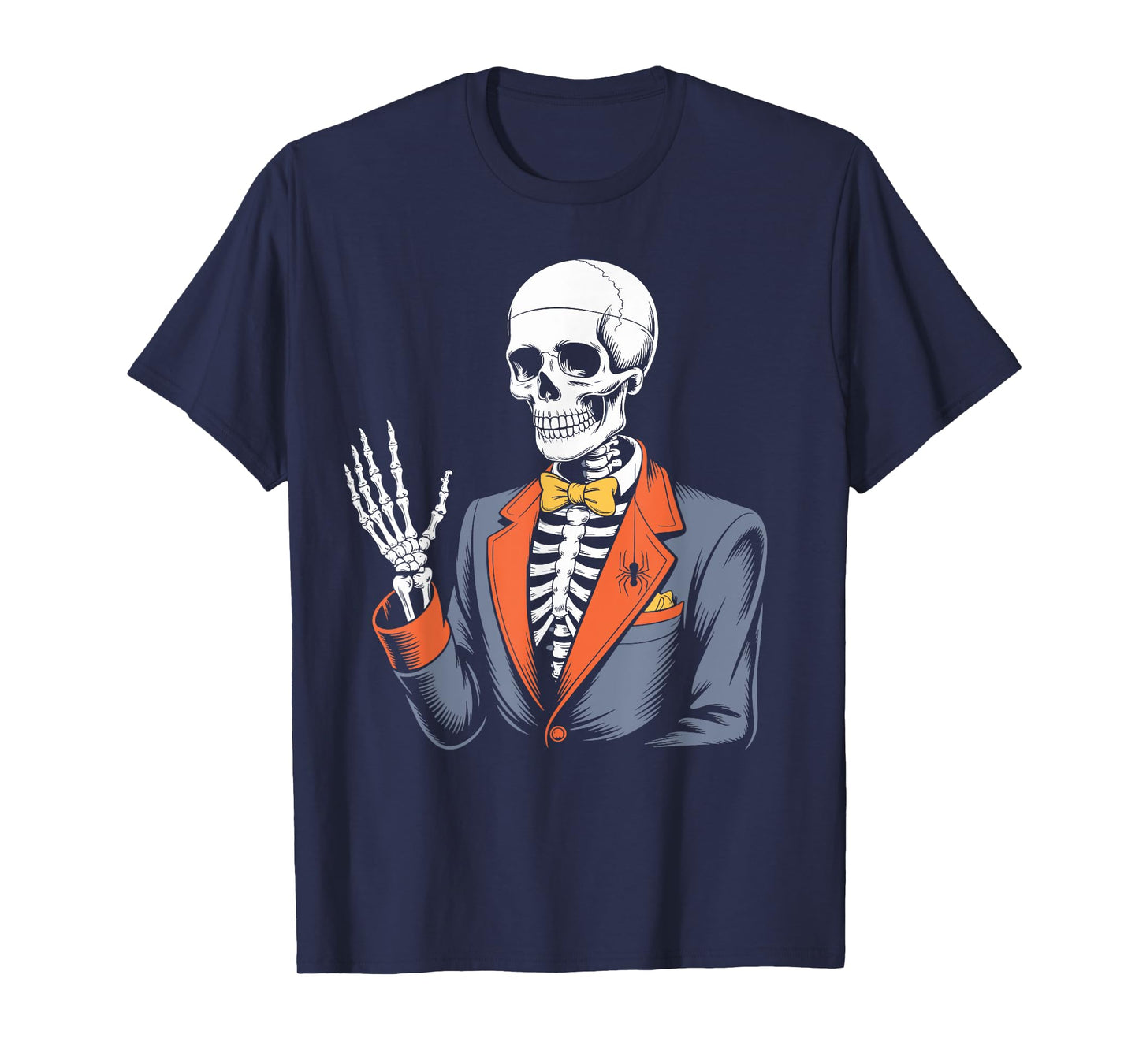 Halloween Skeleton Spooky Tuxedo Costume For Boys Men T-Shirt