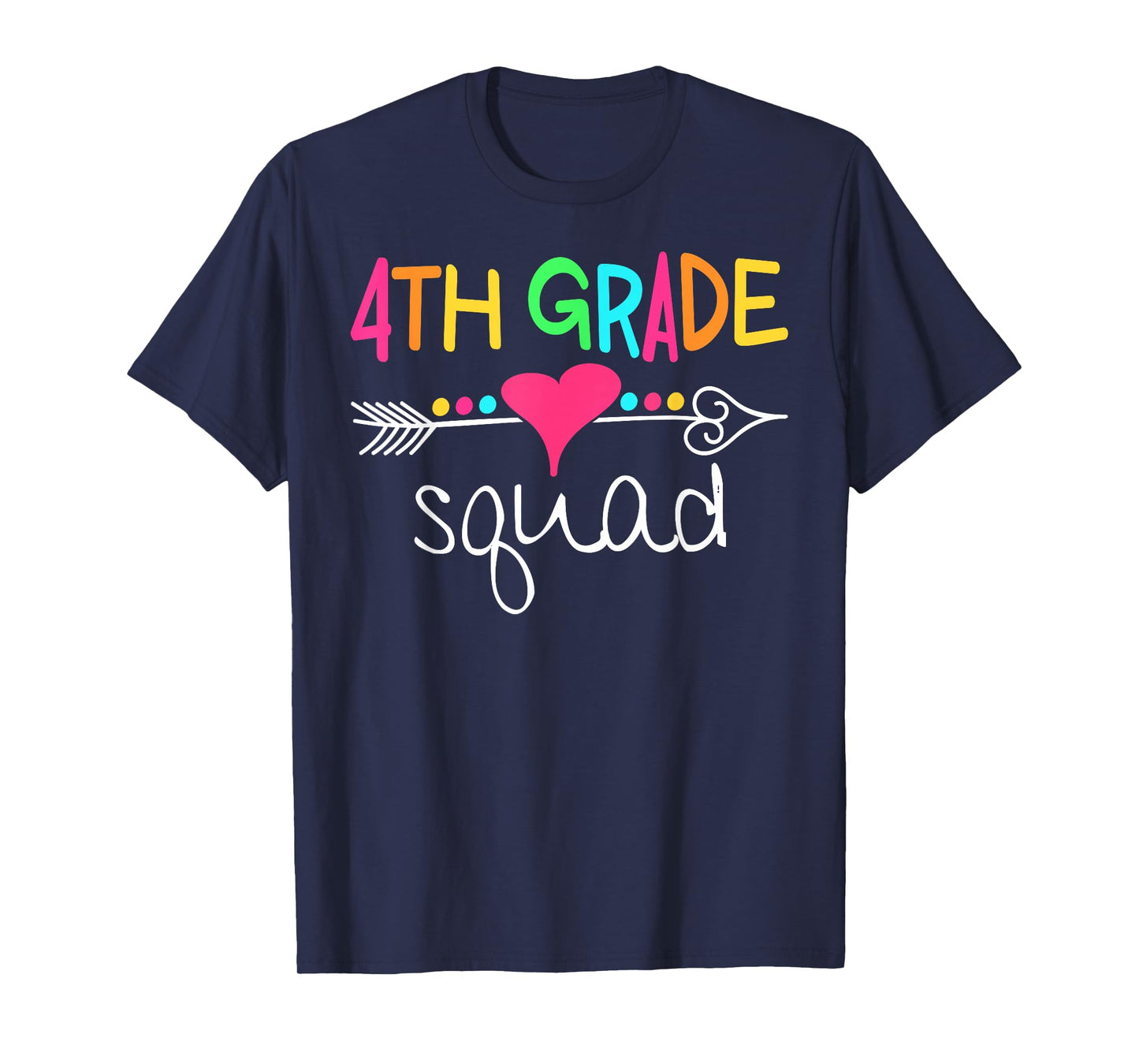 4th Grade Squad Fourth Teacher Student Team Back to School T-Shirt