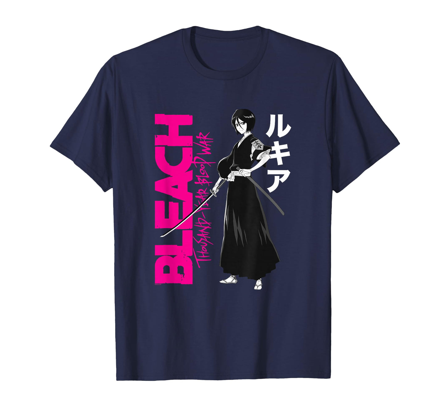 Bleach: Thousand Year Blood War Rukia with Large Logo Anime T-Shirt