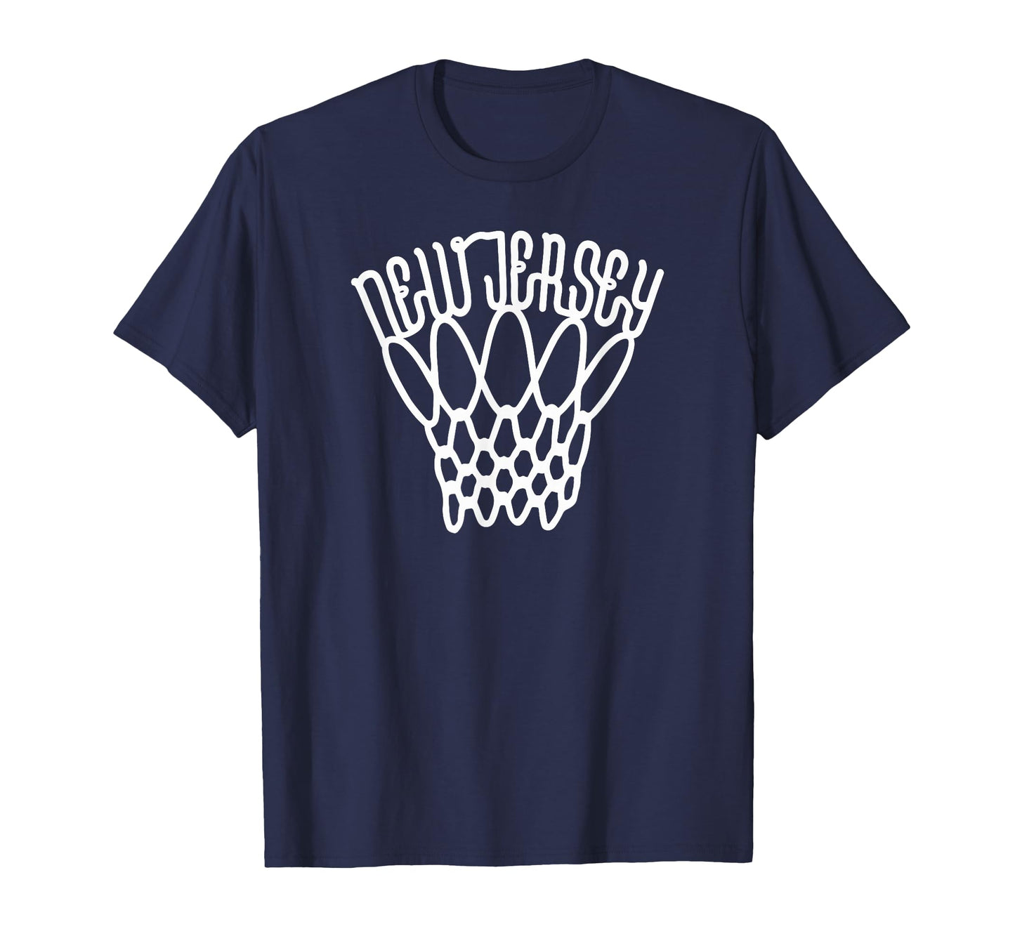 New Jersey Basketball Net Vintage T-Shirt