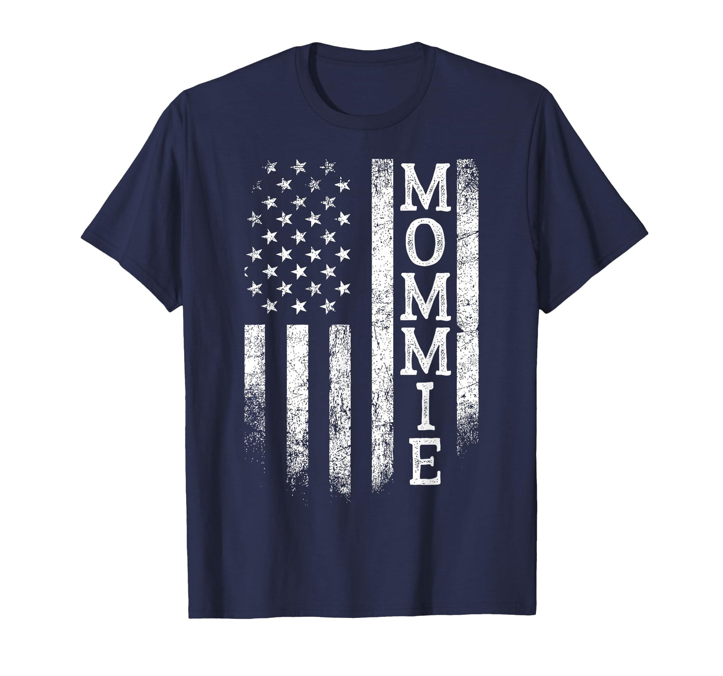Mommie American Flag Patriotic Mother's Day T-Shirt