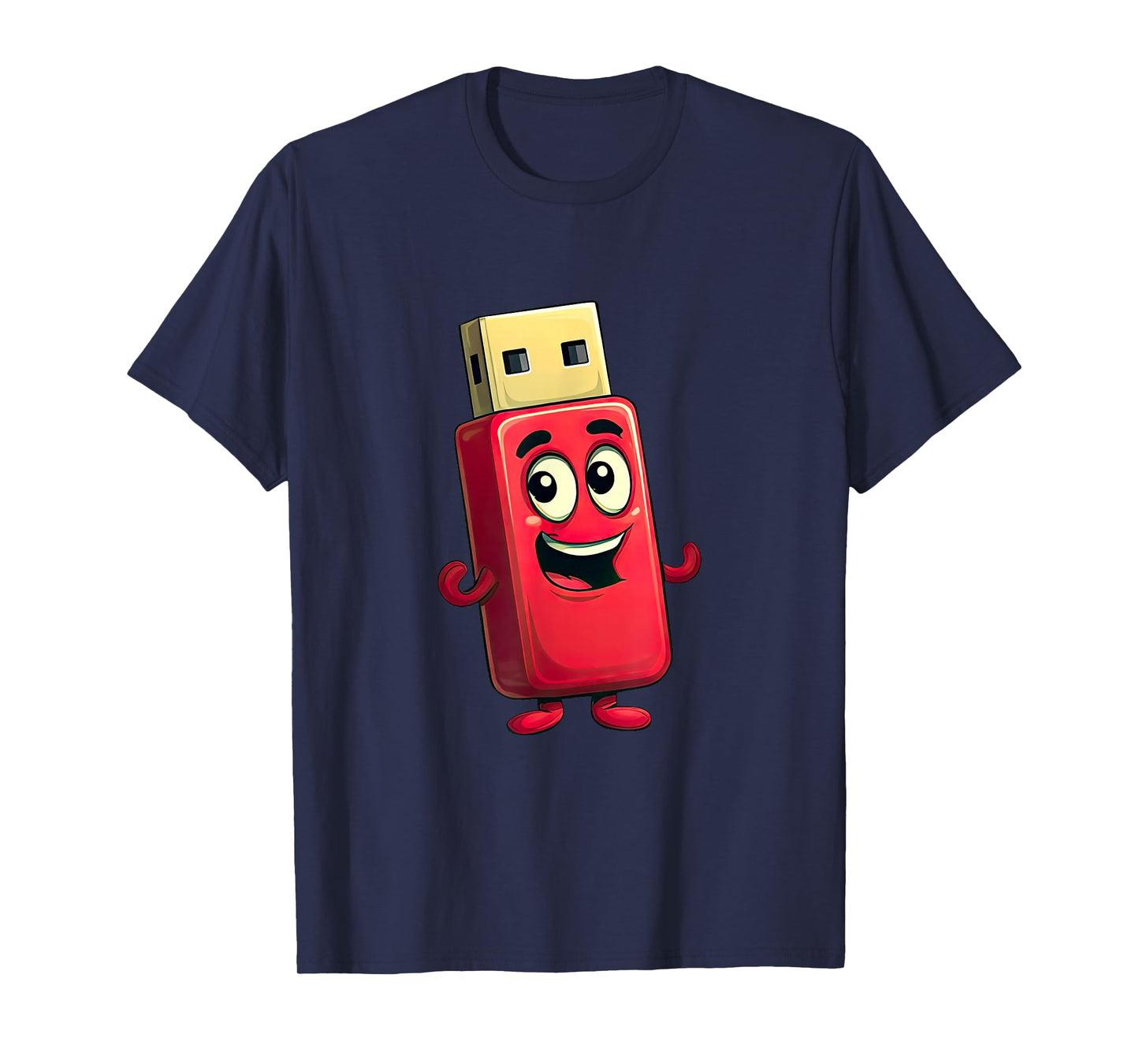 Handsome Red USB T-Shirt