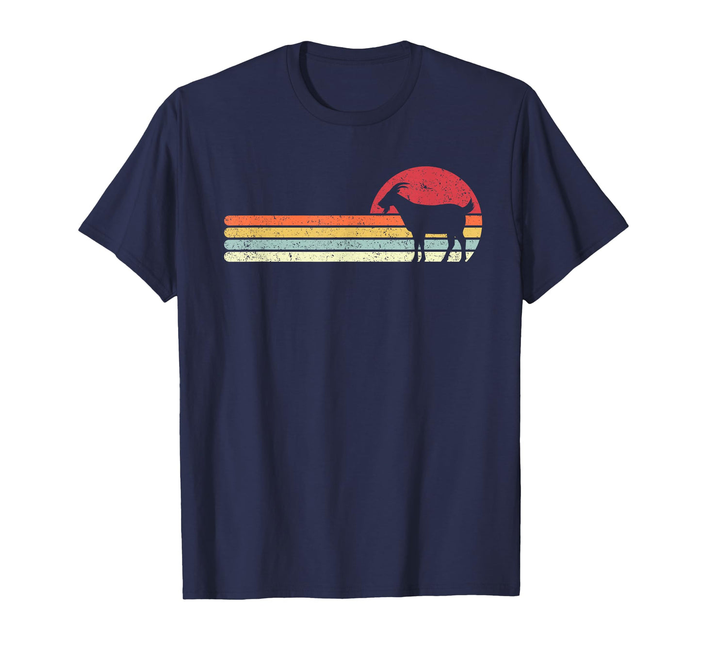 Goat Shirt. Retro Style T-Shirt T-Shirt