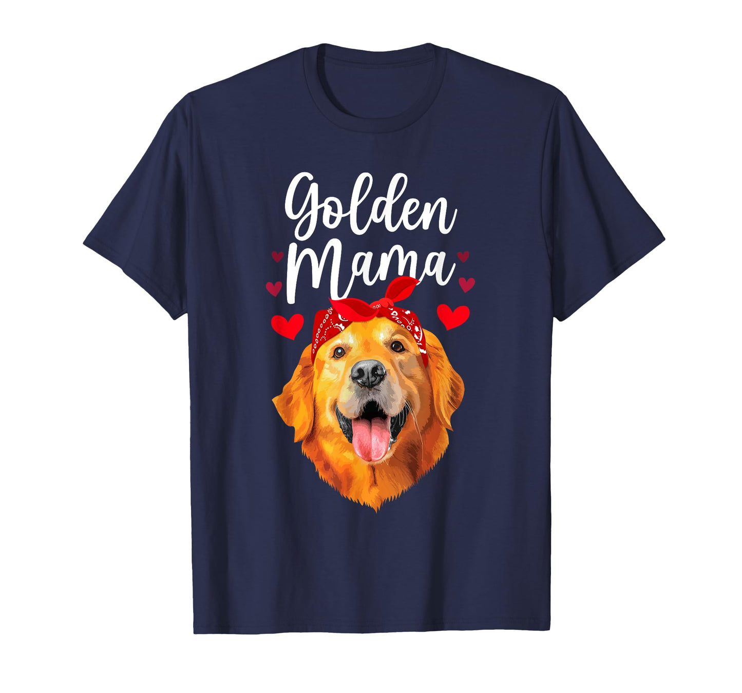 Golden Retriever Design For Mom Women Golden Retriever Lover T-Shirt