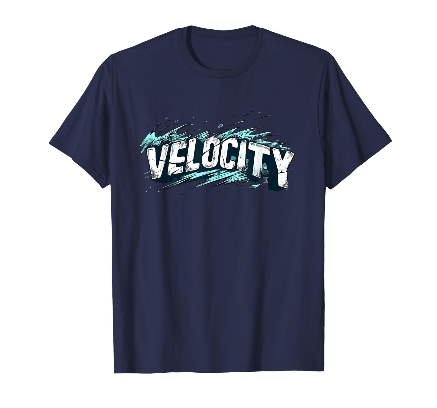Pretty Velocity Graphic for a Speedy and Cool Look T-Shirt