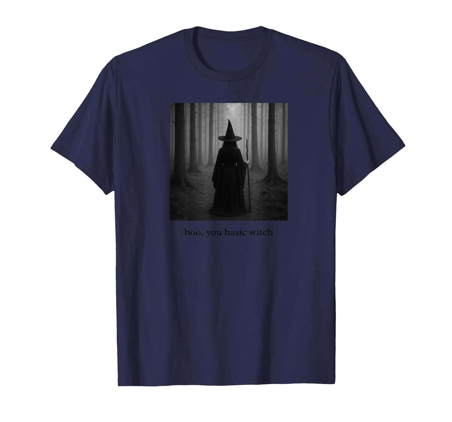 Halloween Boo Basic Witch T-Shirt