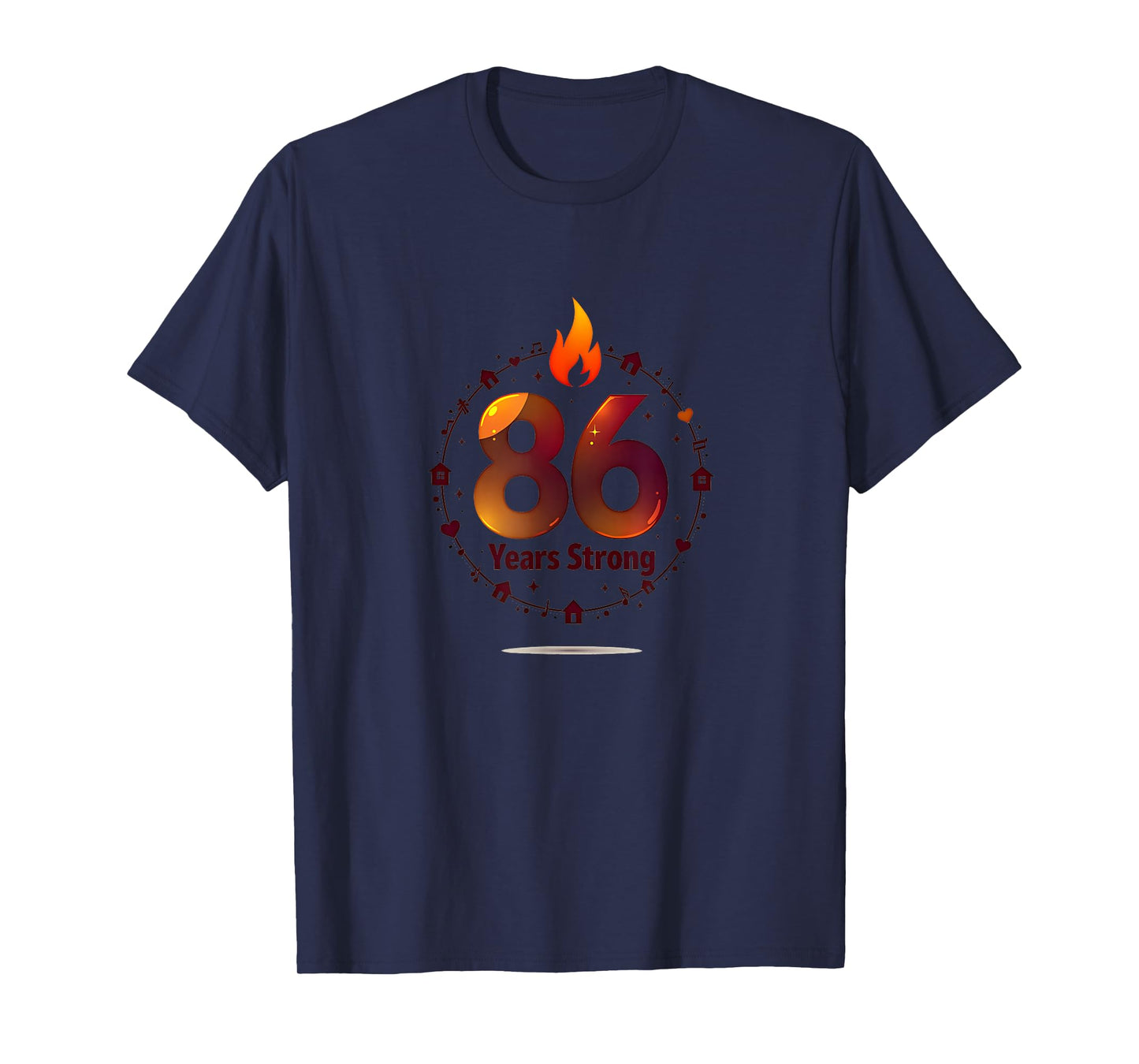 86 Years Strong Birthday Gift Celebration Milestone T-Shirt