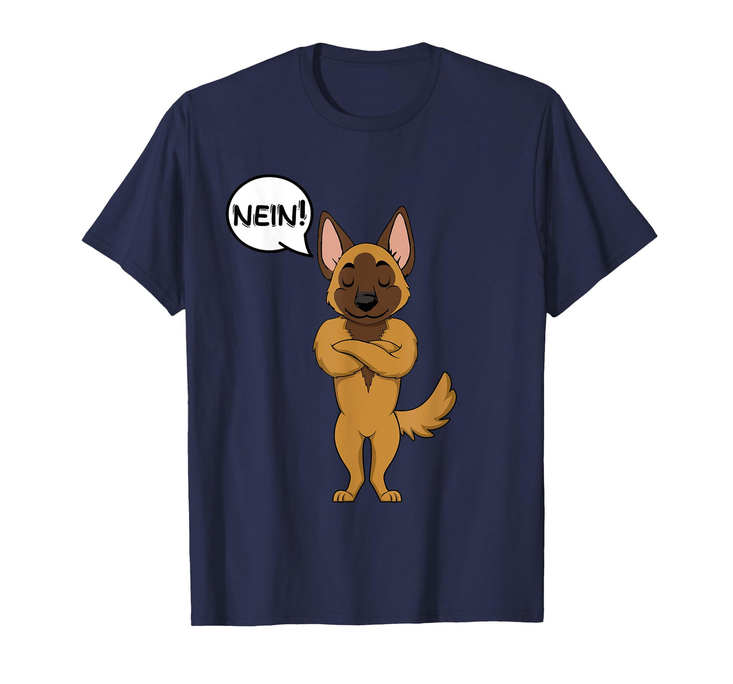 No - Funny Dog Belgian Malinois Dog Men Women Kids T-Shirt