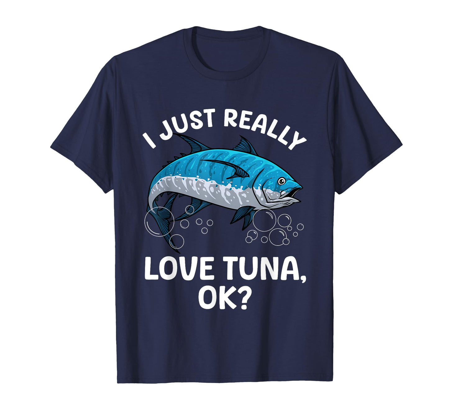 Cool Tuna Fishing Art For Men Women Deep Sea Tuna Fishing T-Shirt