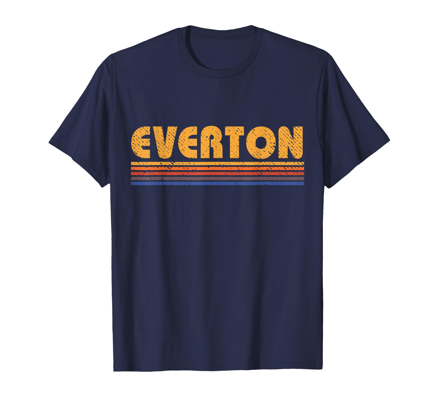 Everton England Vintage 80s Style Everton Athletic Sports T-Shirt