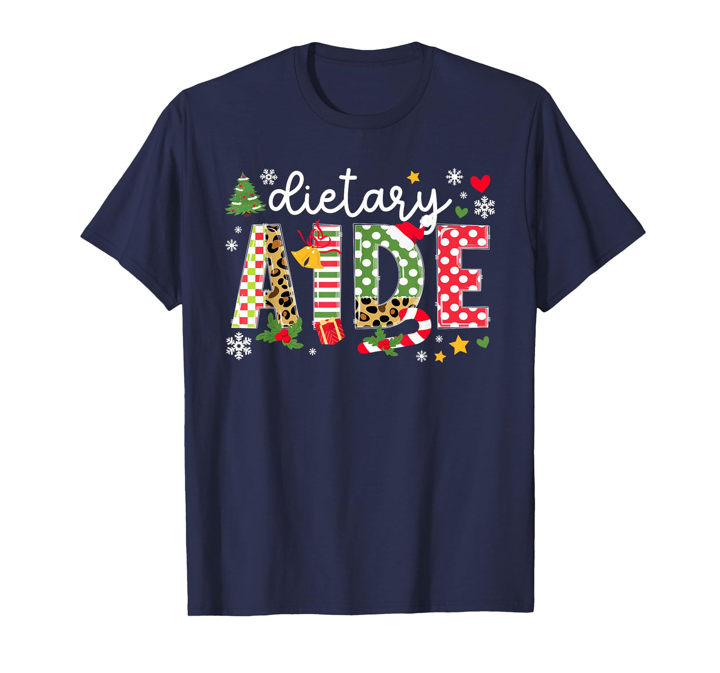 Dietary Aide Christmas Dietary Aide Xmas Party T-Shirt