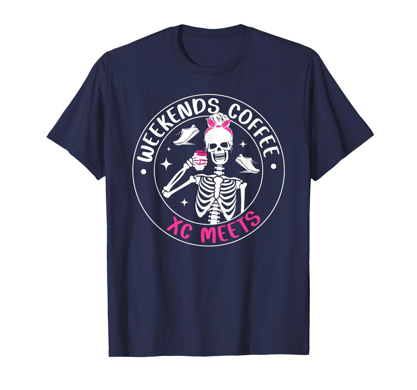 XC Meets Cross Country Mom Of A Cross Country Runner Mama T-Shirt