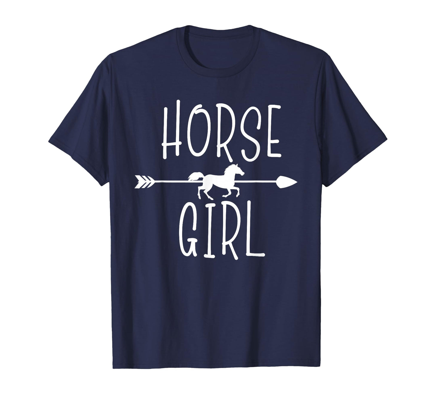Horse Girl I Love My Horses Riding Equestrian Women Gifts T-Shirt