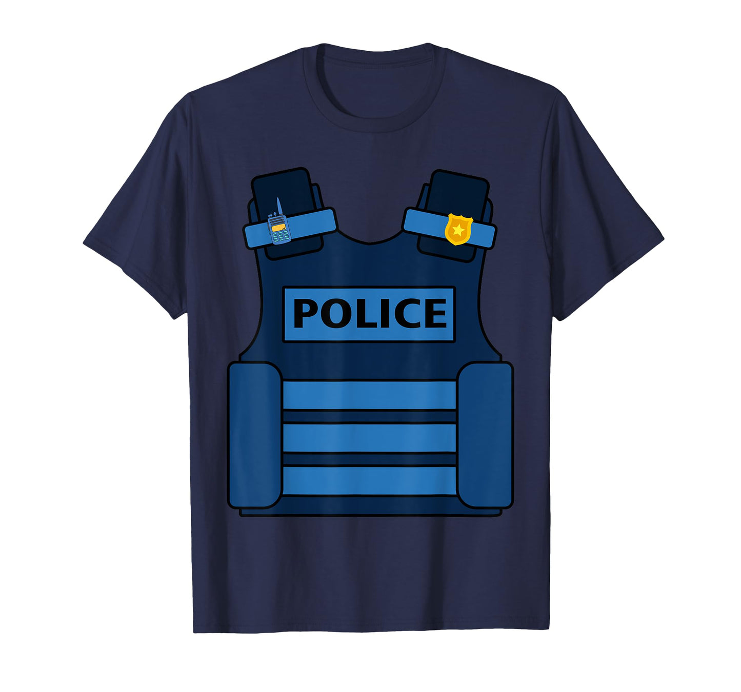 Halloween Policeman Costume Halloween Police Officer Costume T-Shirt