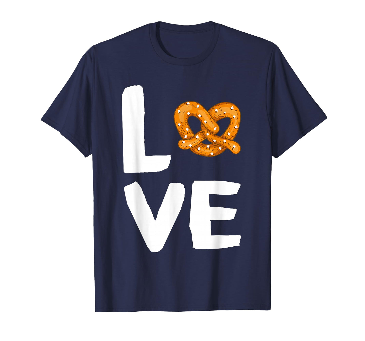I Love Pretzels for Pretzel Day Funny Office Wear Gifts T-Shirt